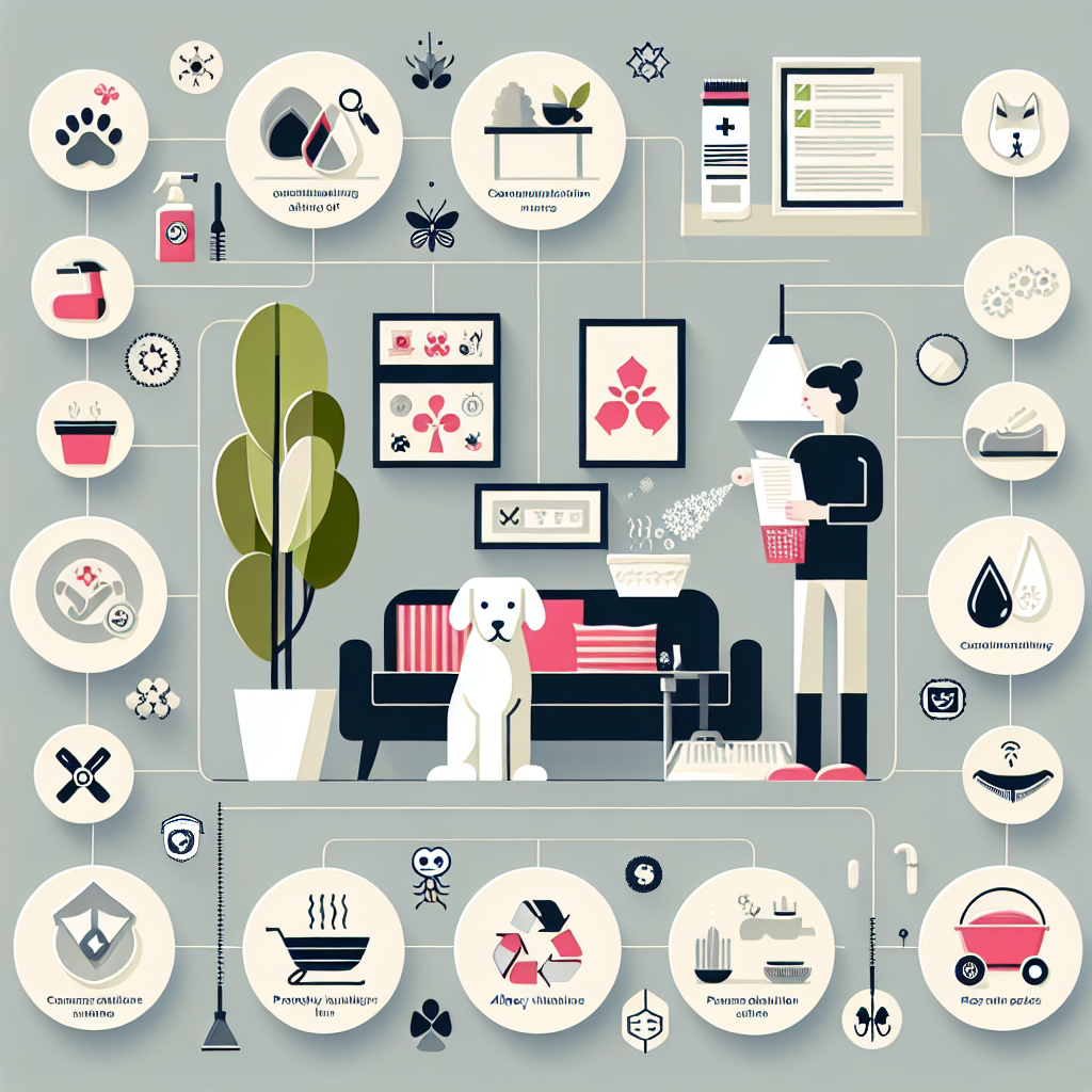 반려동물과 함께 살 때 알레르기 위험을 줄이려면 어떤 규칙을 만들까?