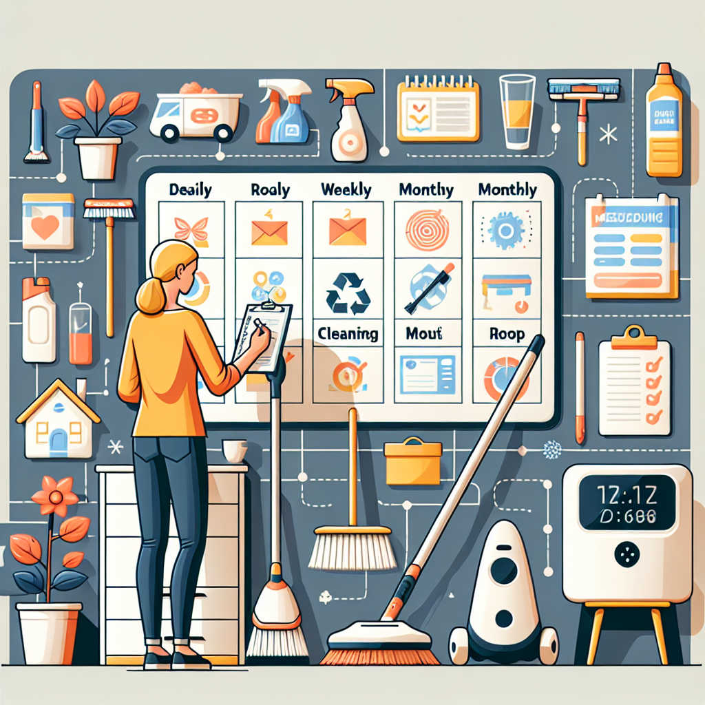 집안 청소 시간을 줄이려면 어떤 루틴과 도구를 추천할까?