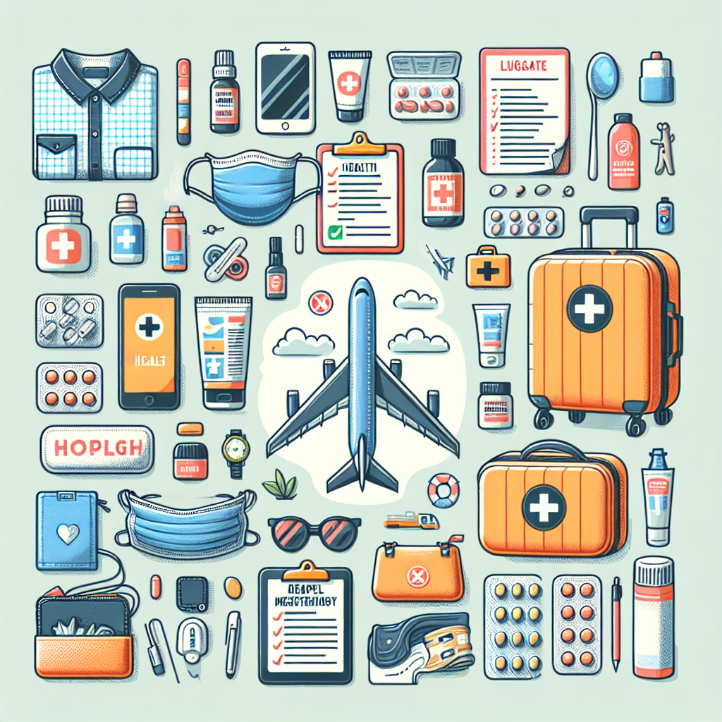 여행 전 건강·짐 체크리스트에는 어떤 항목을 넣어야 할까?