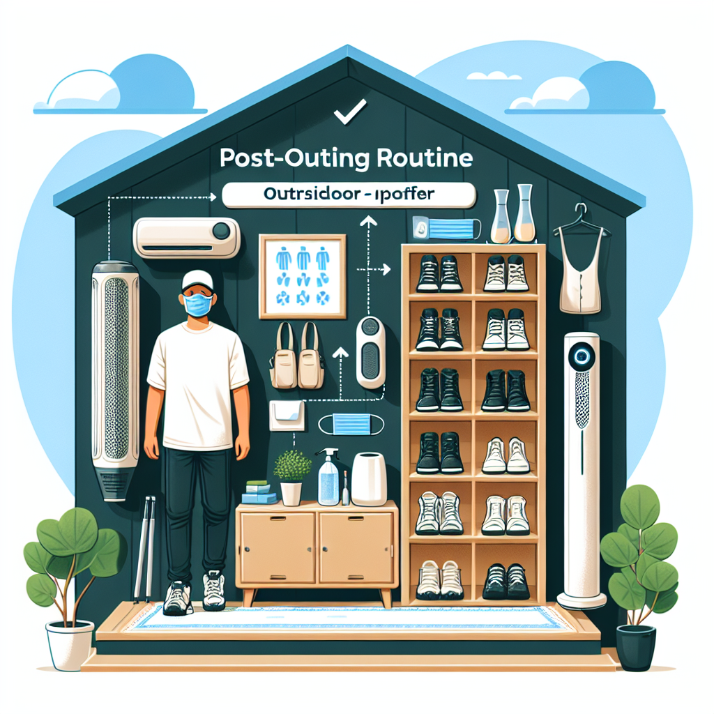 외출 후 꽃가루·미세먼지 차단을 위한 현관 관리 루틴은 어떻게 만들까?