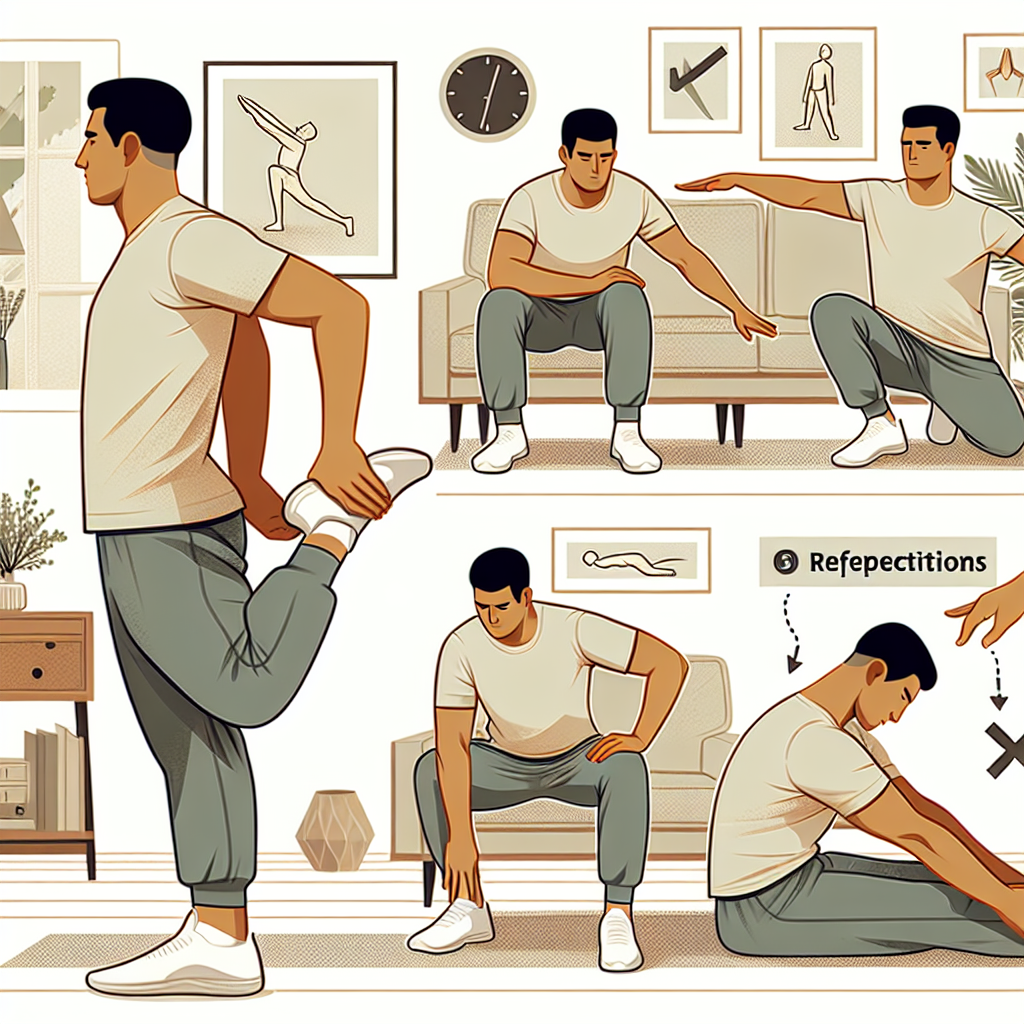 무릎 통증 완화를 위해 집에서 할 수 있는 스트레칭은 무엇일까?