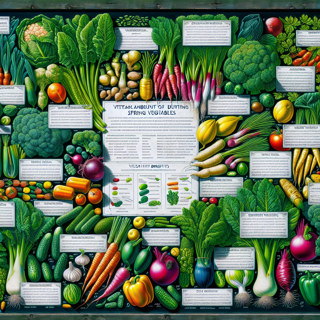 봄철 비타민이 풍부한 신선한 채소와 그 효능을 자세히 알려 드립니다.