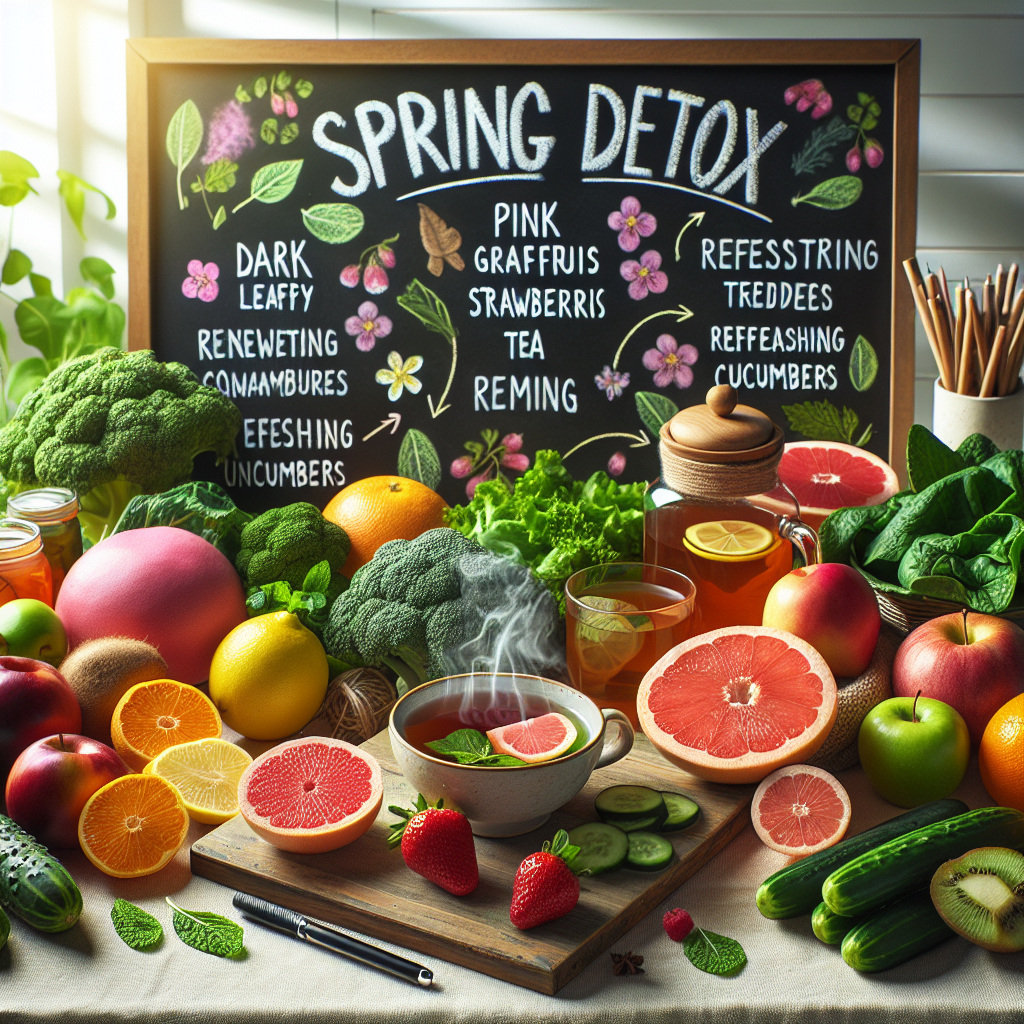 봄철 자연 해독에 좋은 음식으로 몸을 깨끗하게 하는 방법은 무엇일까요?