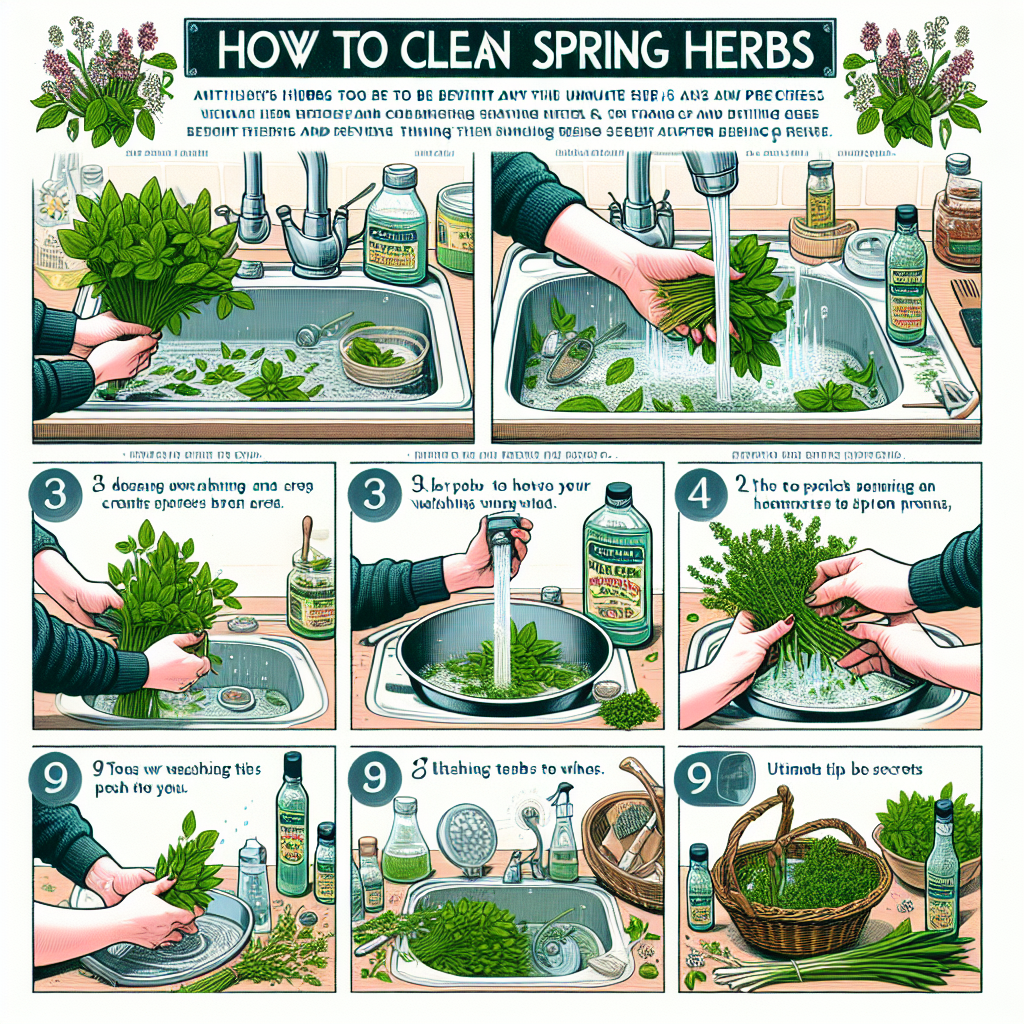 봄나물 깨끗하게 씻는 법과 주의사항, 신선도 유지 비법은 무엇일까요?