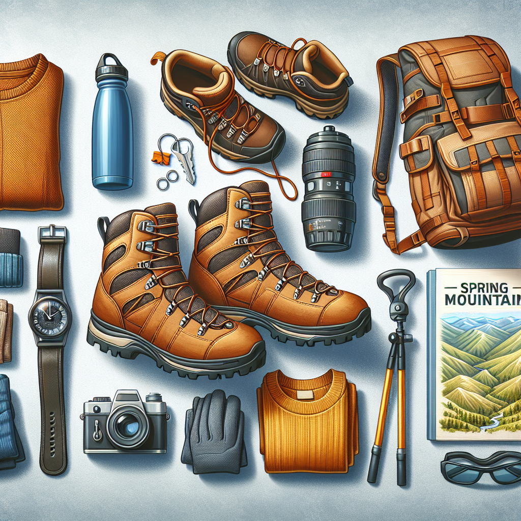 초보 등산객이 봄 산행 가기 전 반드시 챙겨야 할 장비는 무엇일까?