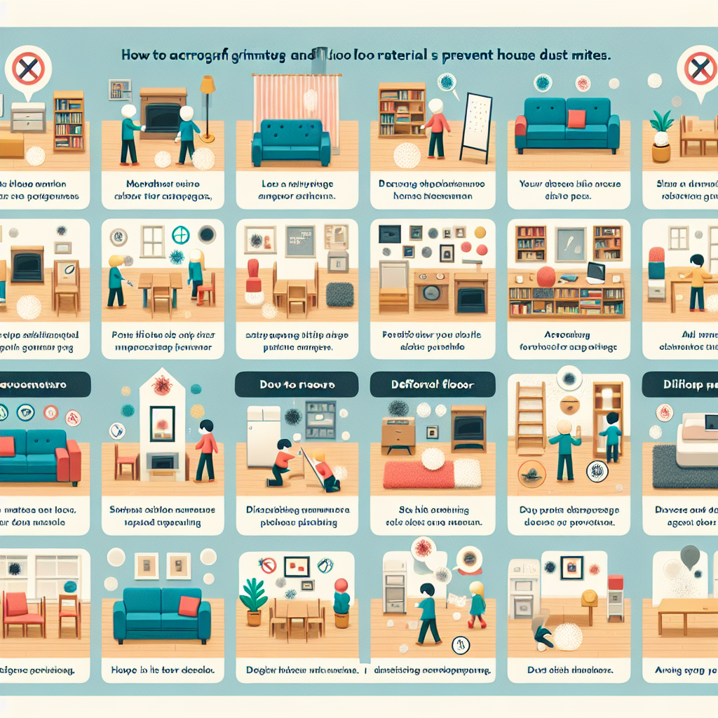 집먼지진드기 차단을 위한 가구 배치와 바닥재 선택은 어떻게 할까?