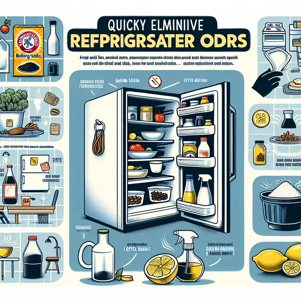 냉장고 냄새 제거 빠르게 해결하는 생활 꿀팁 정리