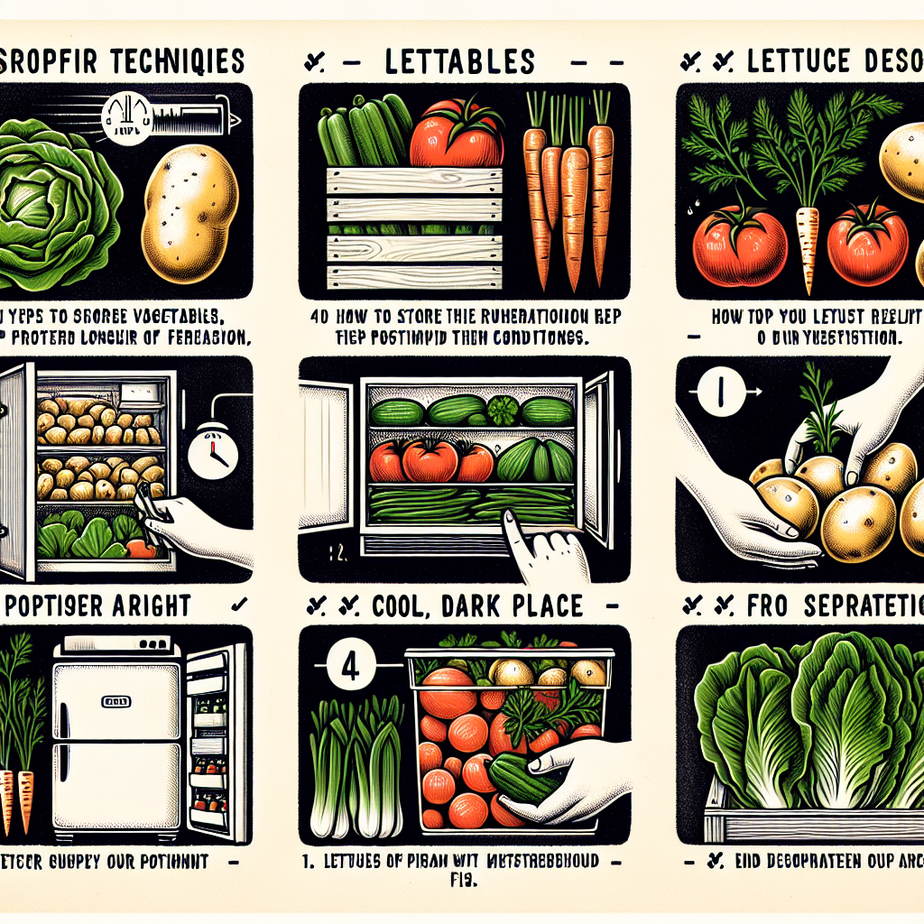 야채 오래 보관하는 방법 신선도 유지 핵심 요령