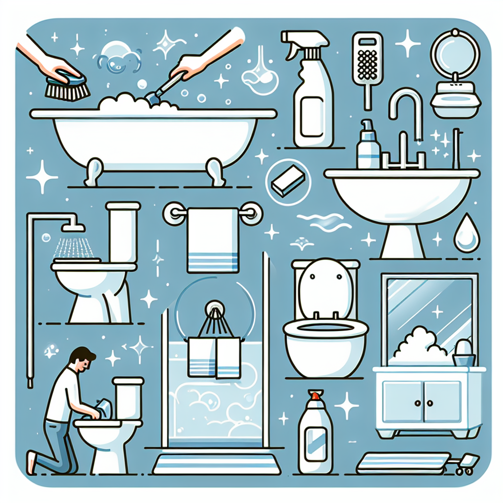 물때 제거 방법 욕실 반짝이게 만드는 쉬운 청소법