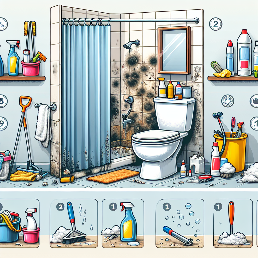 욕실 곰팡이 제거 방법 다시 생기지 않게 관리하는 법