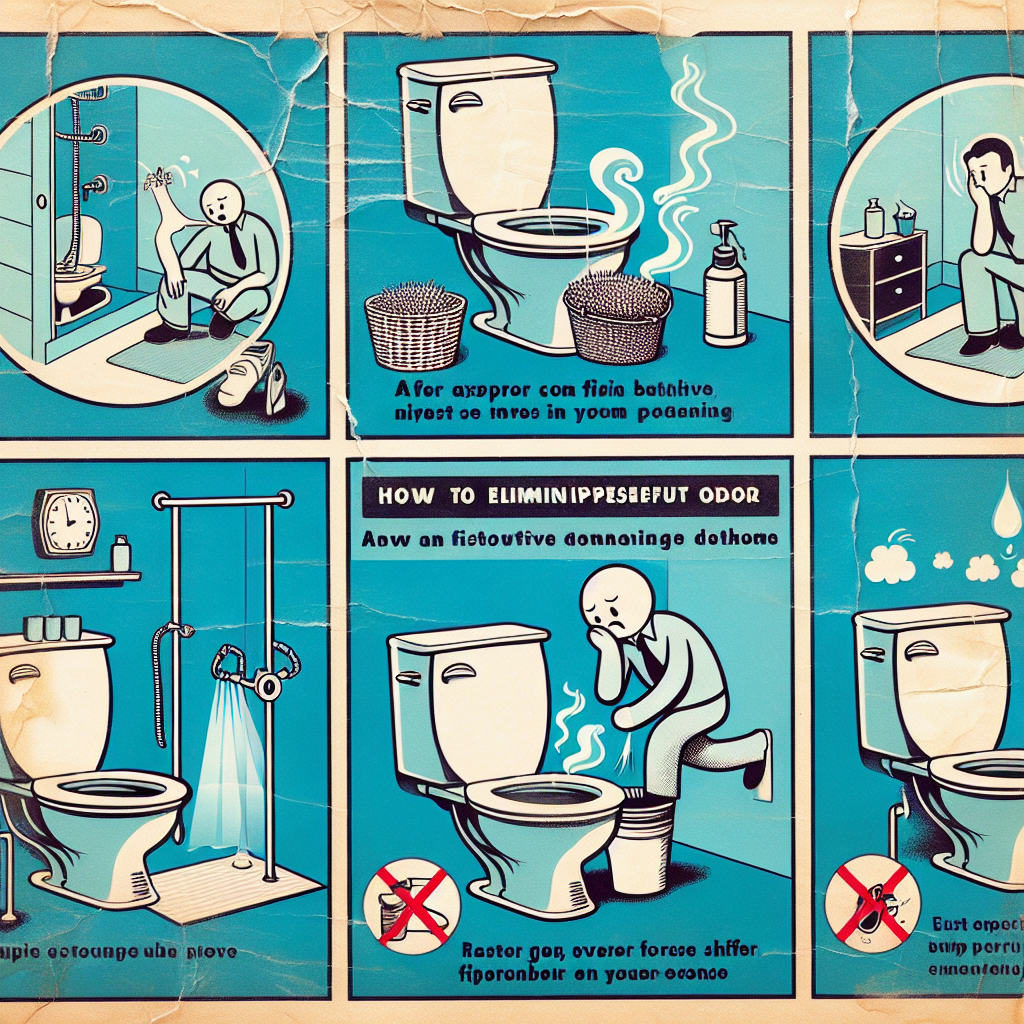 화장실 냄새 제거 확실하게 해결하는 방법