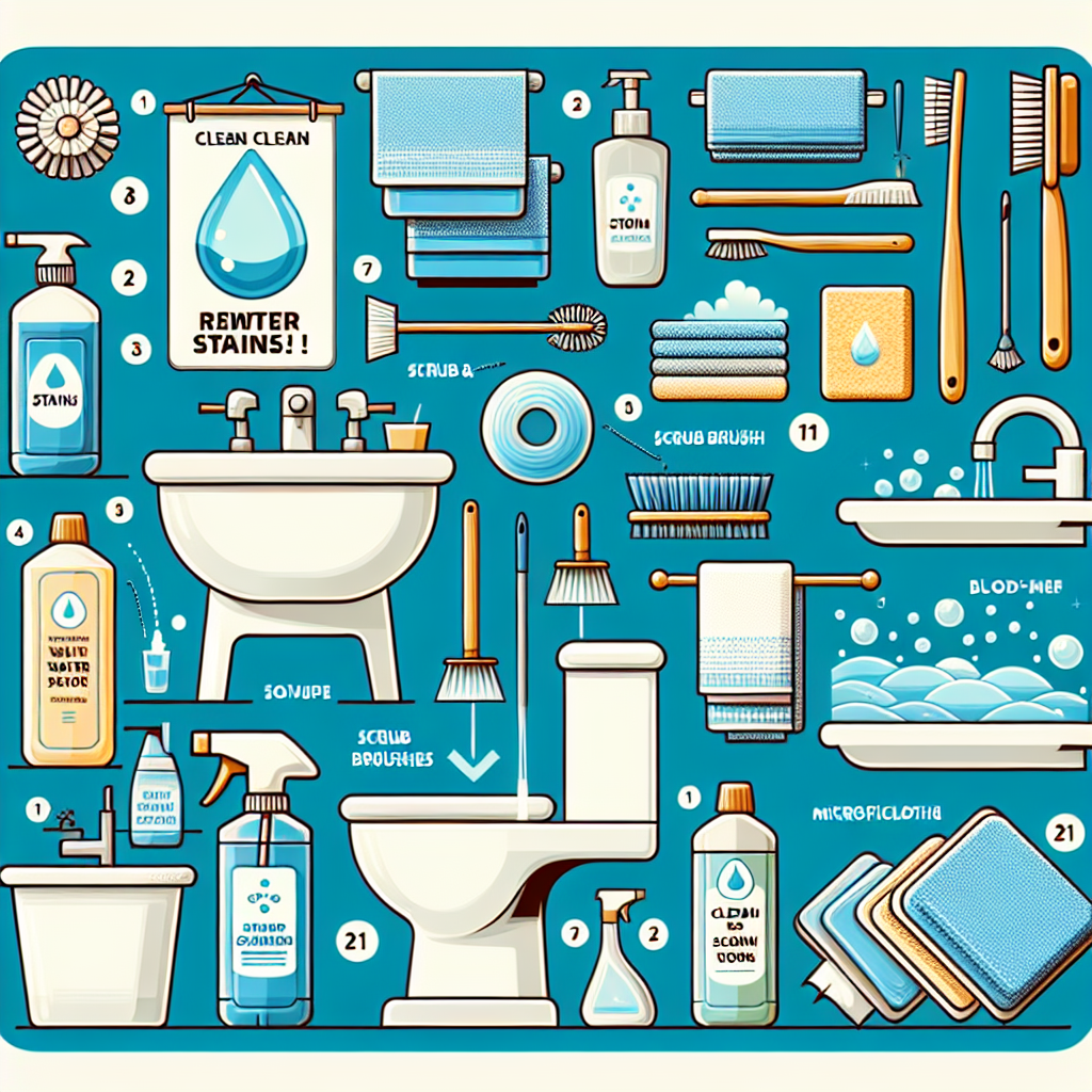 물때 제거 방법 욕실 깨끗하게 유지하는 팁