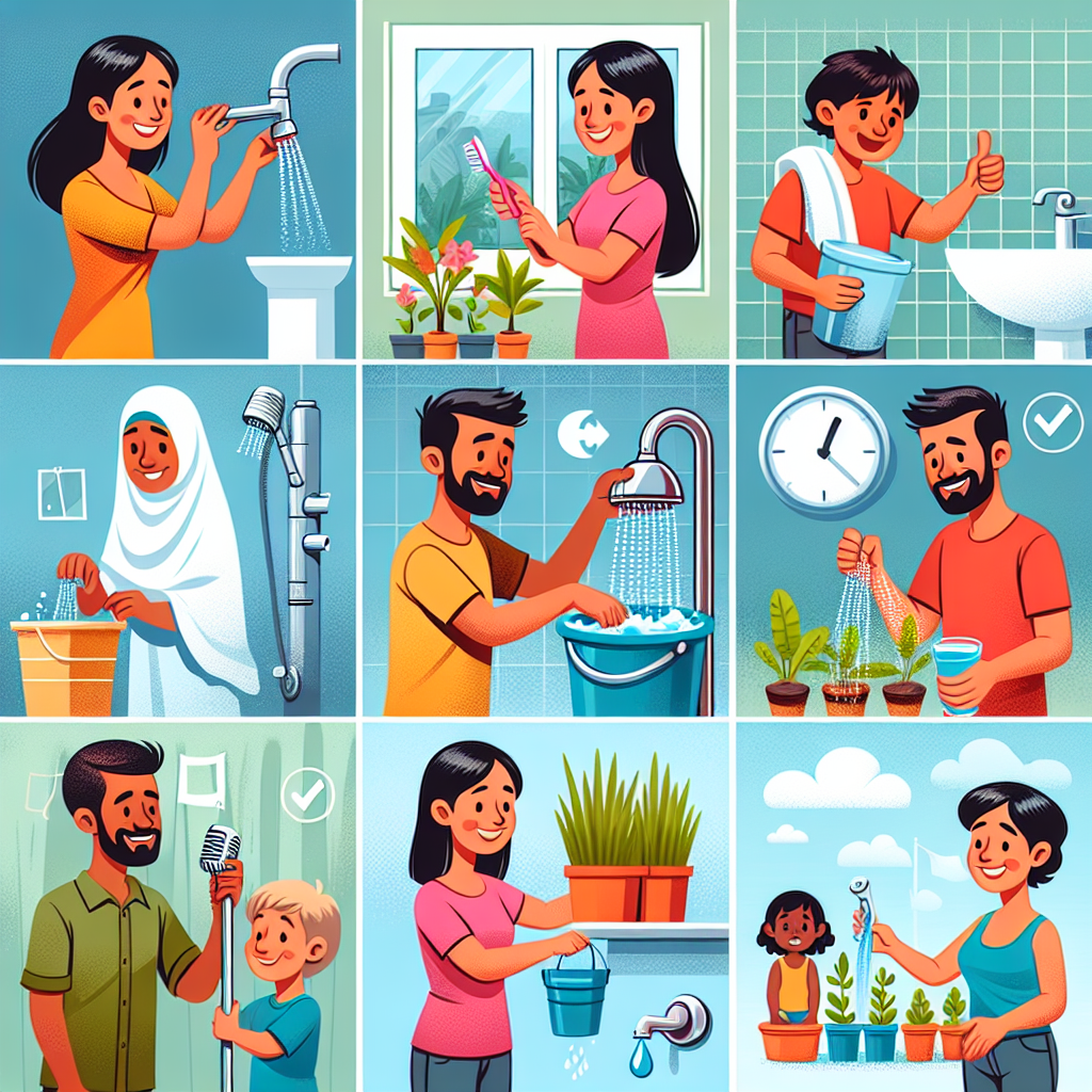 수도요금 절약 방법 생활 속 실천 방법