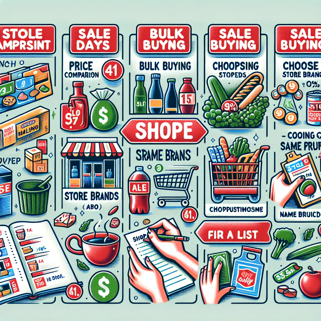 마트 할인 꿀팁 장보기 비용 줄이는 방법