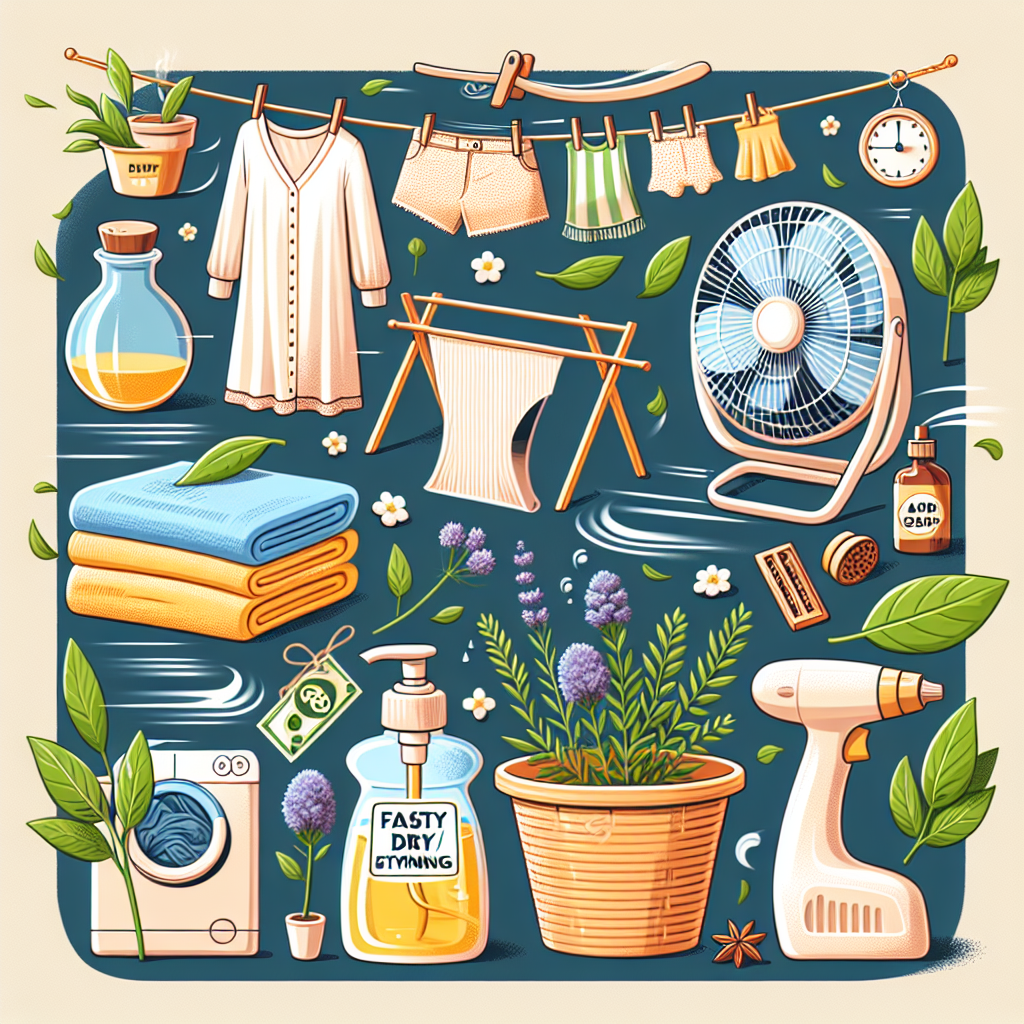 빨래 건조 방법 냄새 없이 빠르게 말리는 실전 생활 꿀팁