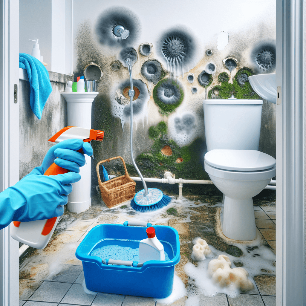 욕실 곰팡이 제거 방법 재발 없이 관리하는 가장 효과적인 청소 방법