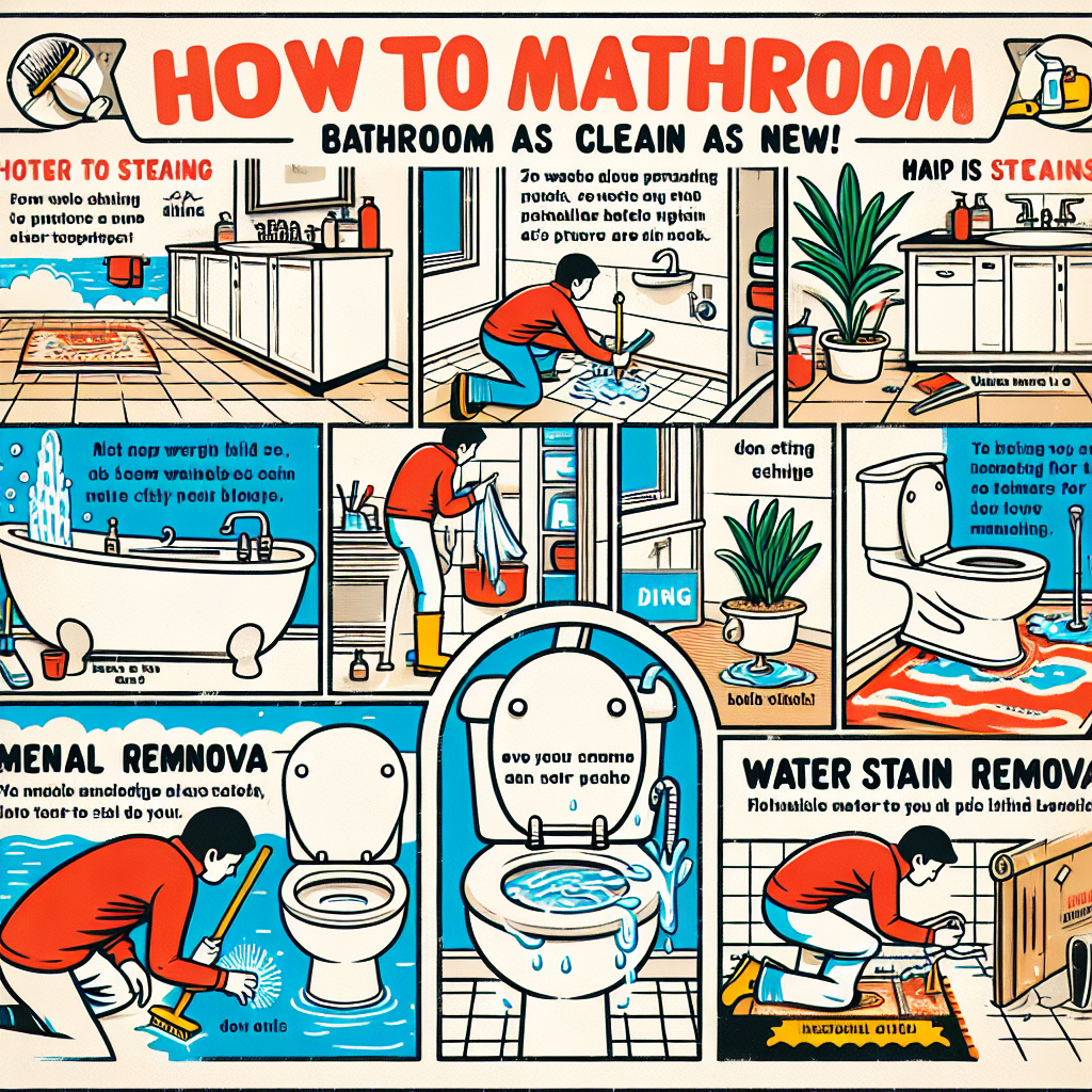 물때 제거 방법 욕실을 새것처럼 깨끗하게 유지하는 실전 팁