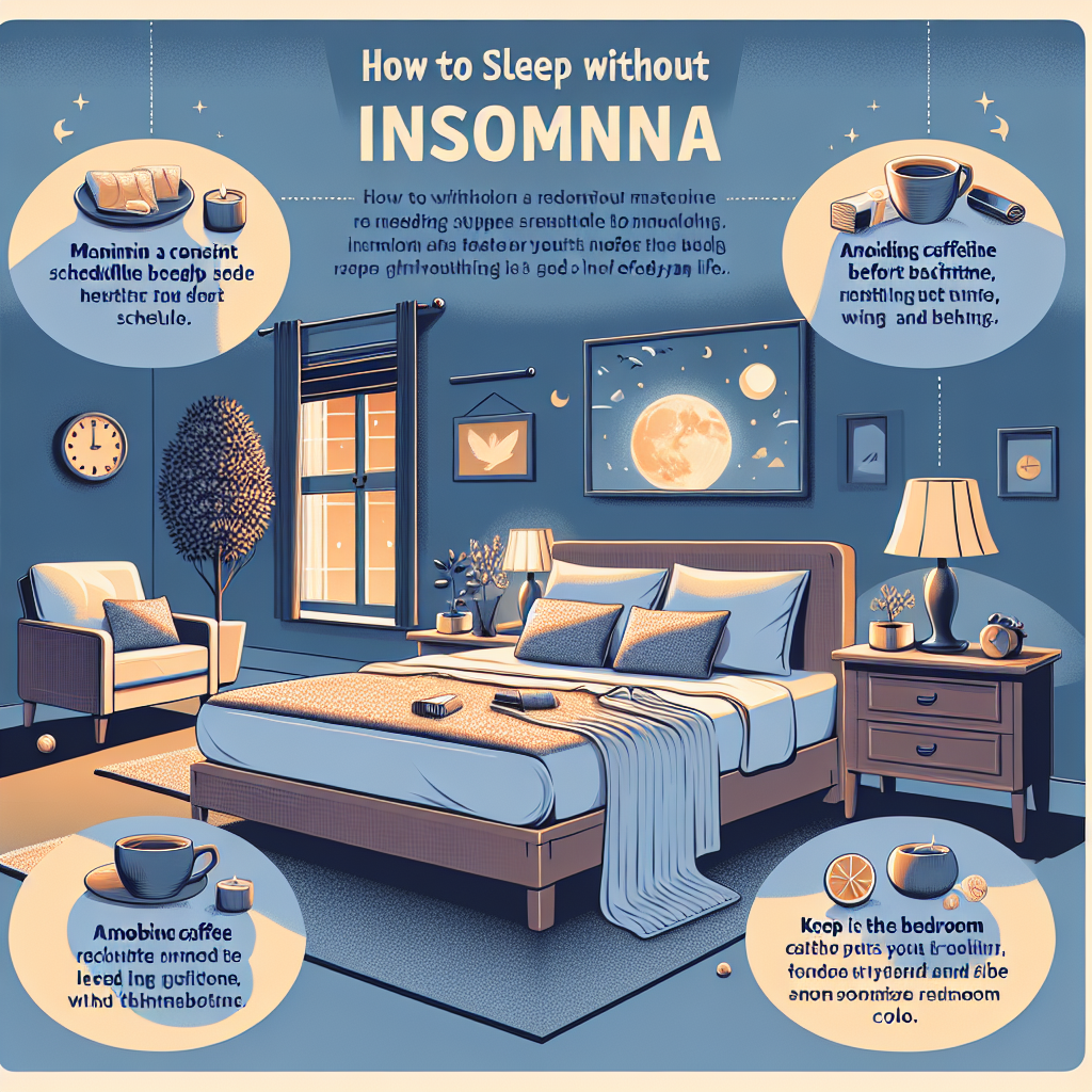 불면증 없이 자는 법, 생활 속 실천 방법