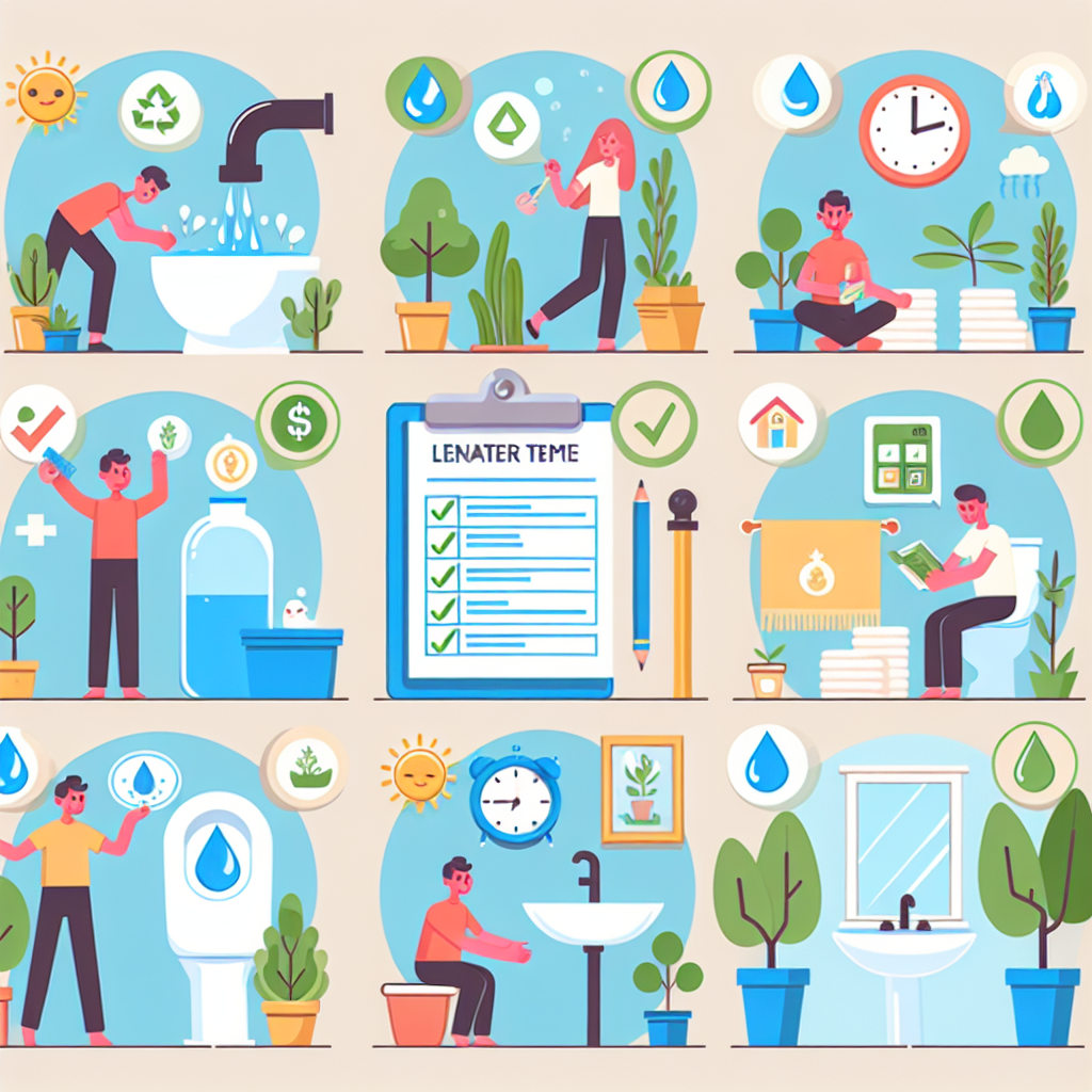 수도요금 절약 방법 생활 속 작은 습관으로 비용 줄이는 실전 팁