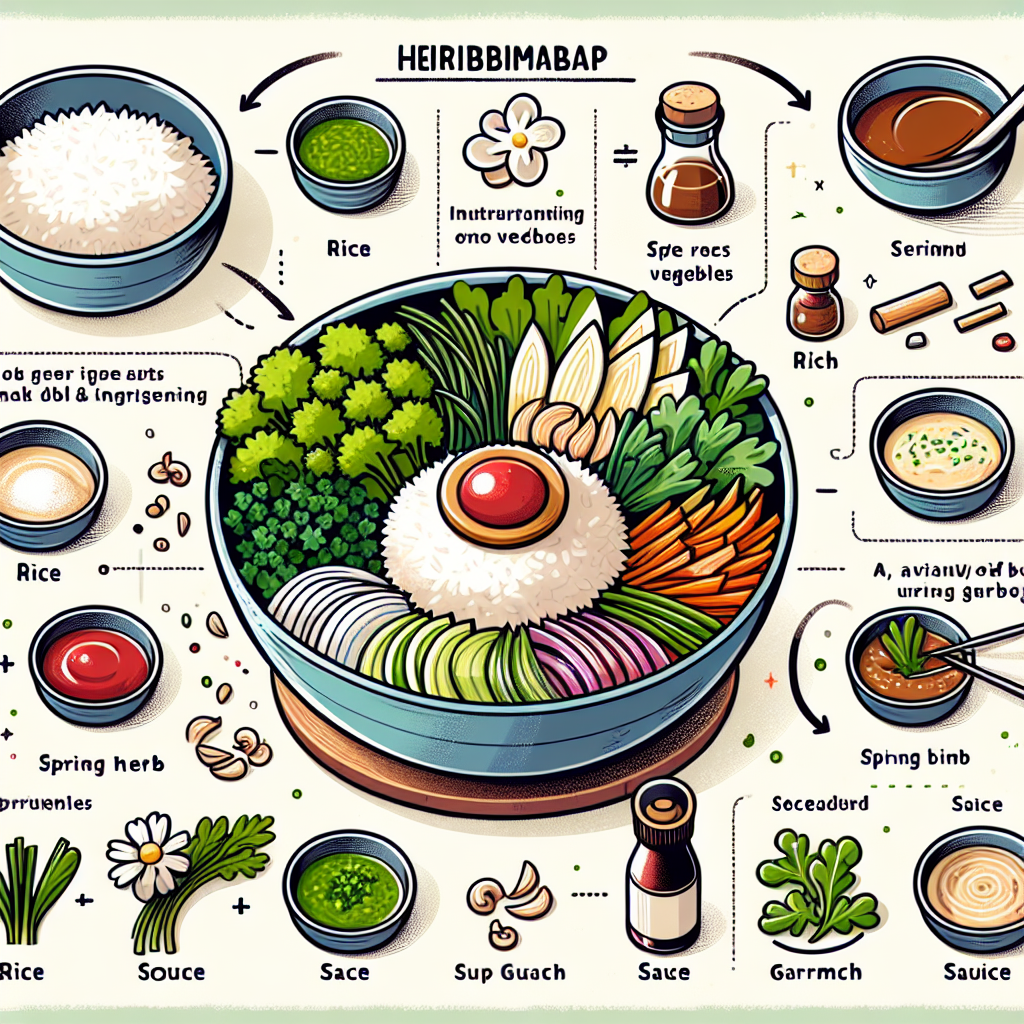 봄나물 비빔밥 한 그릇 레시피: 양념장·고명 구성 완전 해설
