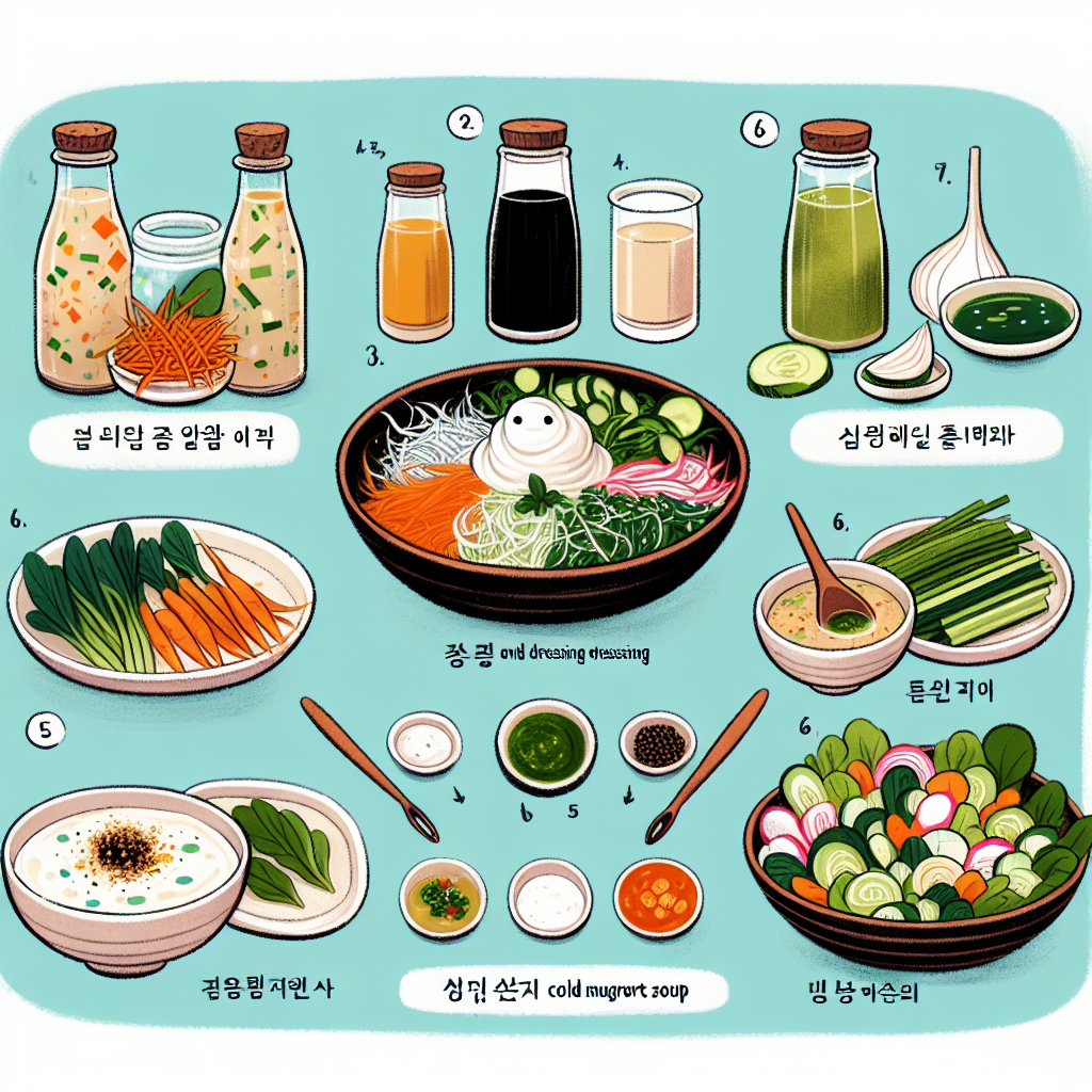 냉이겉절이로 만드는 봄 나물 샐러드 드레싱 추천 5가지