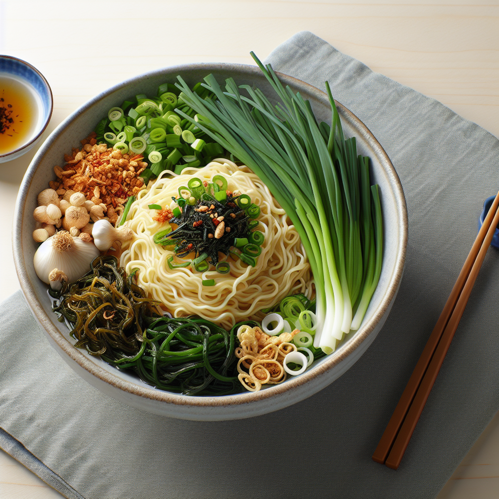 달래·부추 활용한 간단한 면 요리로 한 끼 해결하는 방법