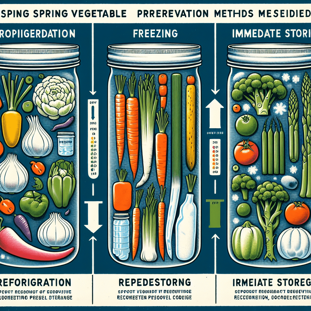 봄나물 보관법 비교: 냉장·냉동·즉석 보관 추천 방식