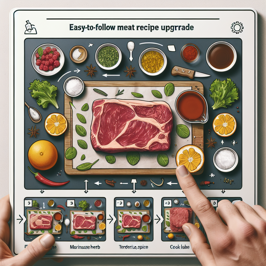 달래를 활용한 간단한 소스 레시피로 고기 요리 업그레이드