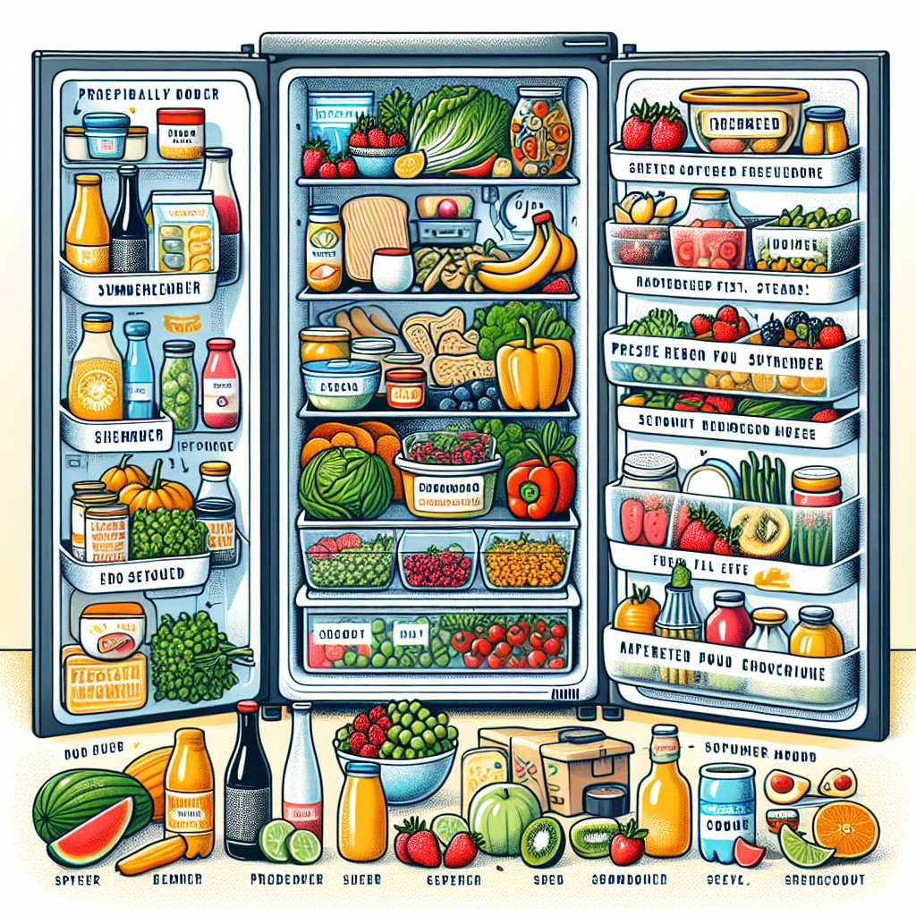 여름철 음식 보관 방법 상하지 않게 오래 유지하는 냉장 보관 요령