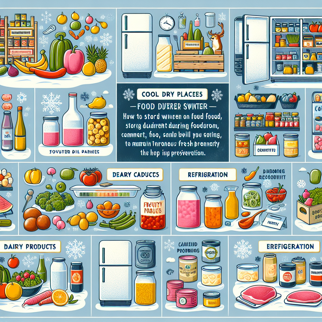 겨울철 식품 보관 방법 신선도 유지하면서 오래 두고 먹는 방법