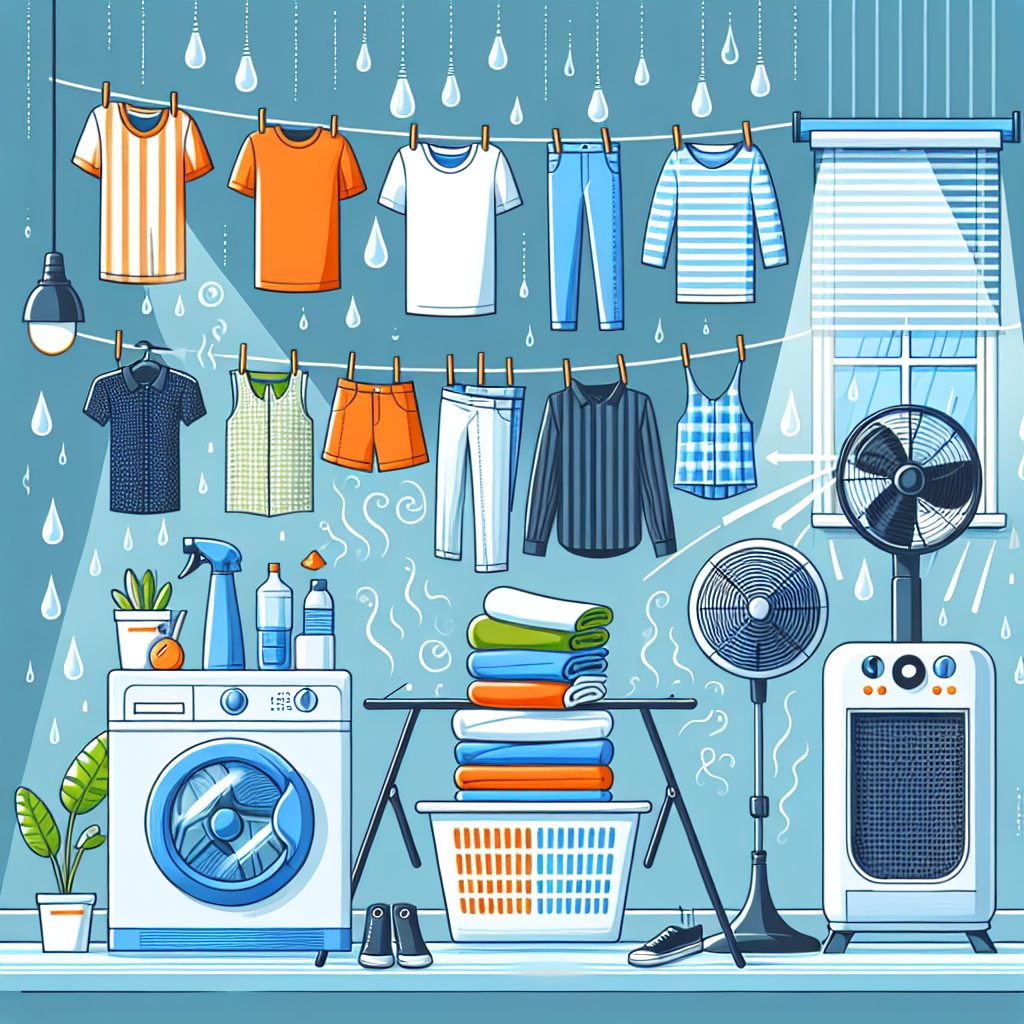 비 오는 날 빨래 말리는 방법 냄새 없이 건조하는 실전 요령