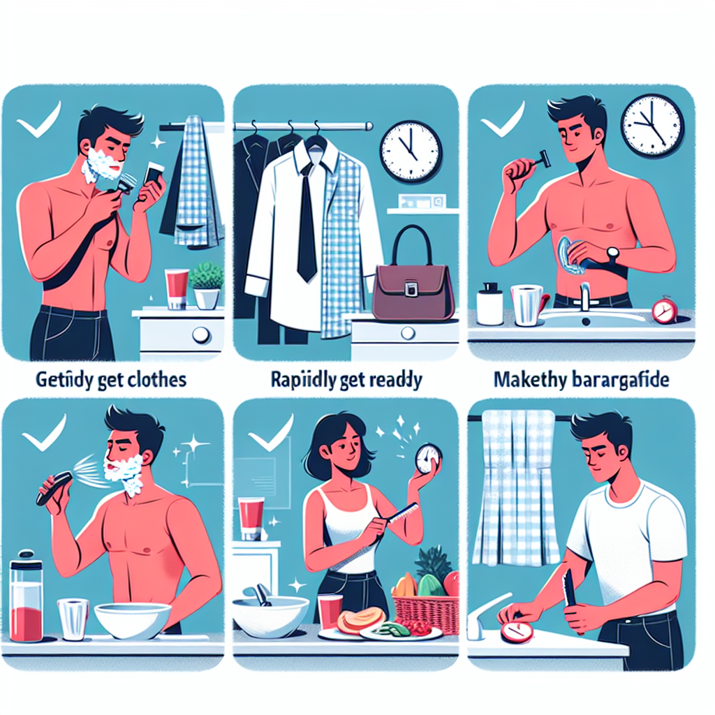 아침 시간 줄이는 방법 출근 준비를 빠르게 끝내는 생활 요령