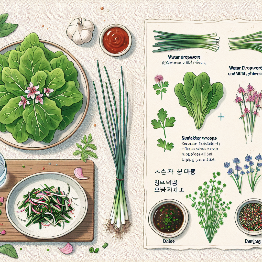 미나리·달래를 활용한 간단한 쌈밥 레시피와 쌈장 추천