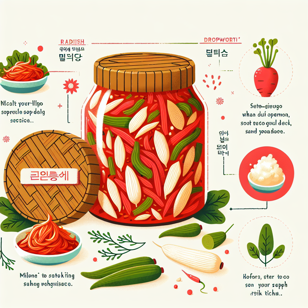 달래·미나리로 만드는 상큼한 겉절이와 보관 주기 안내