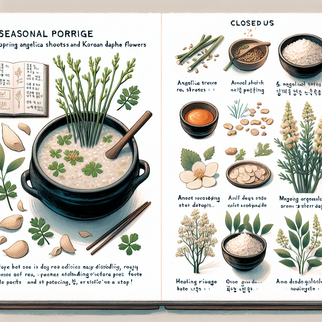 두릅&middot;달래를 넣은 계절 죽 레시피와 소화에 좋은 조리법