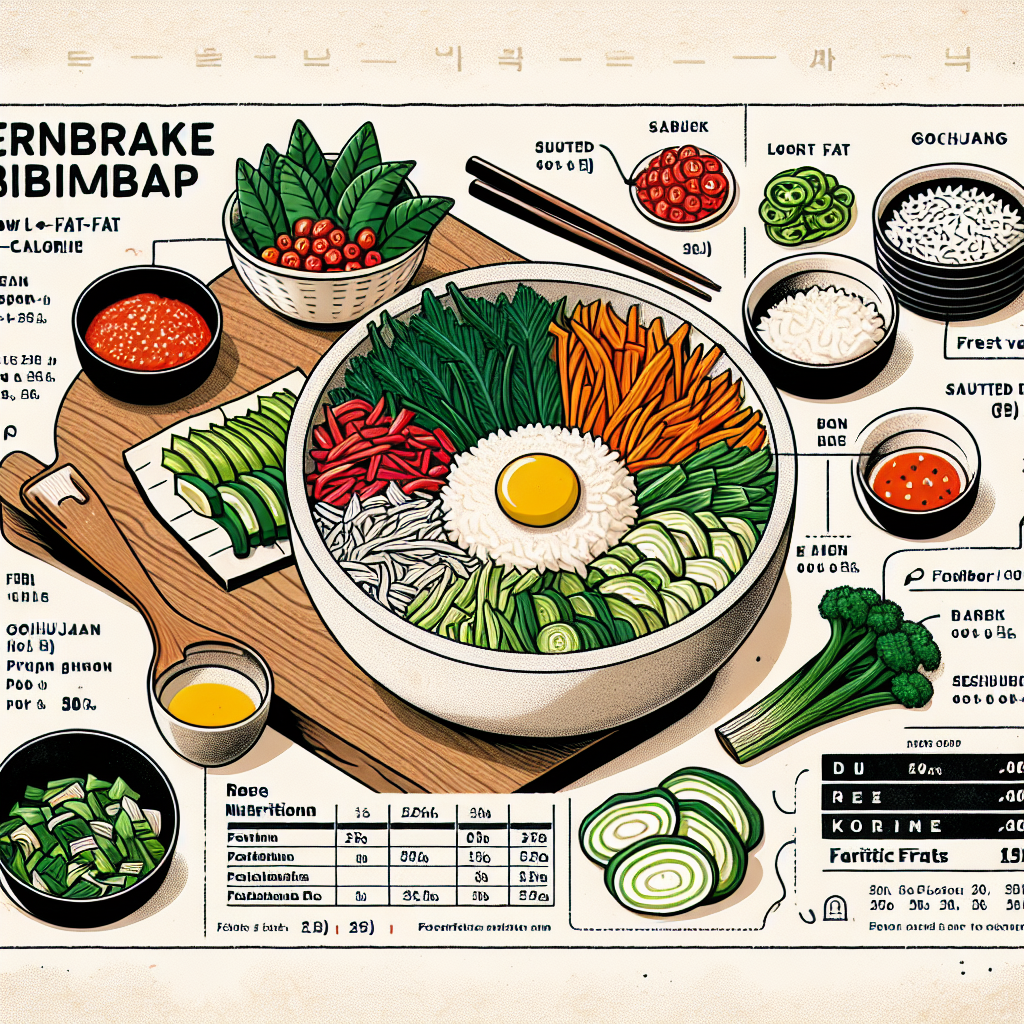 고사리 비빔밥으로 즐기는 지방&middot;칼로리 조절 레시피 팁