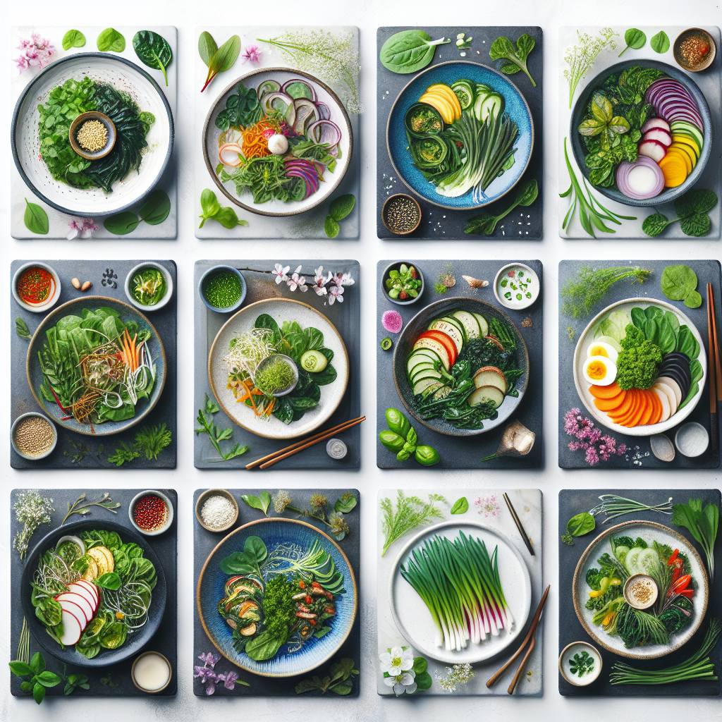 봄나물로 만드는 채식주의자용 한 끼 메뉴 아이디어 10선