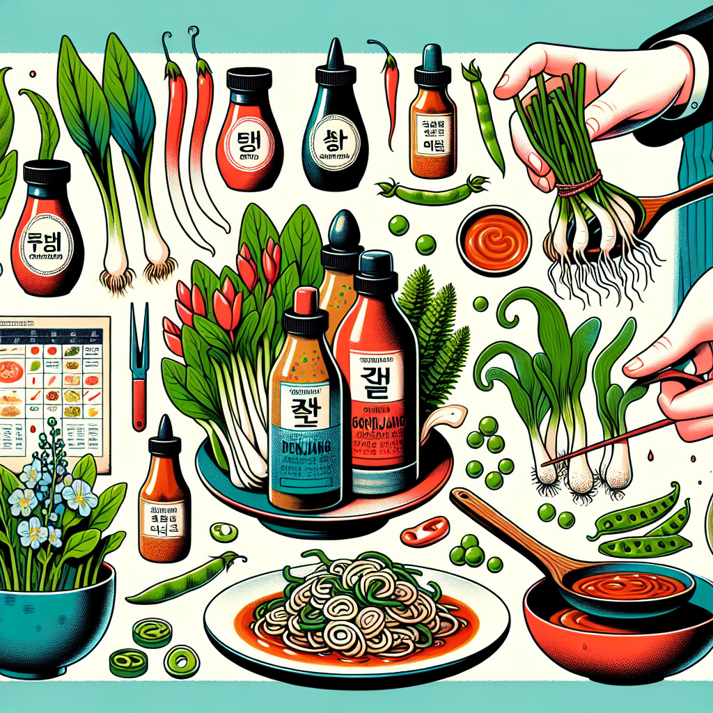 봄철 식재료와 어울리는 전통 장(된장&middot;고추장) 활용 팁