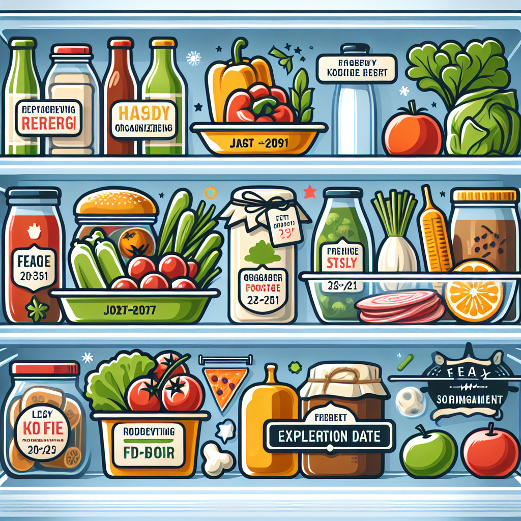 냉장고 음식 정리 방법 유통기한 관리까지 쉽게 하는 팁