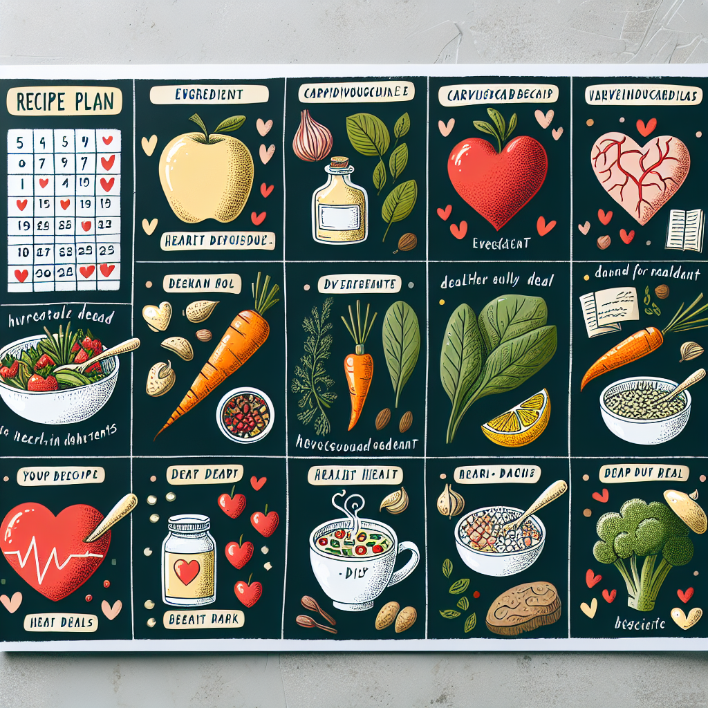 심장·혈관 건강에 좋은 식재료 TOP10과 일주일 레시피