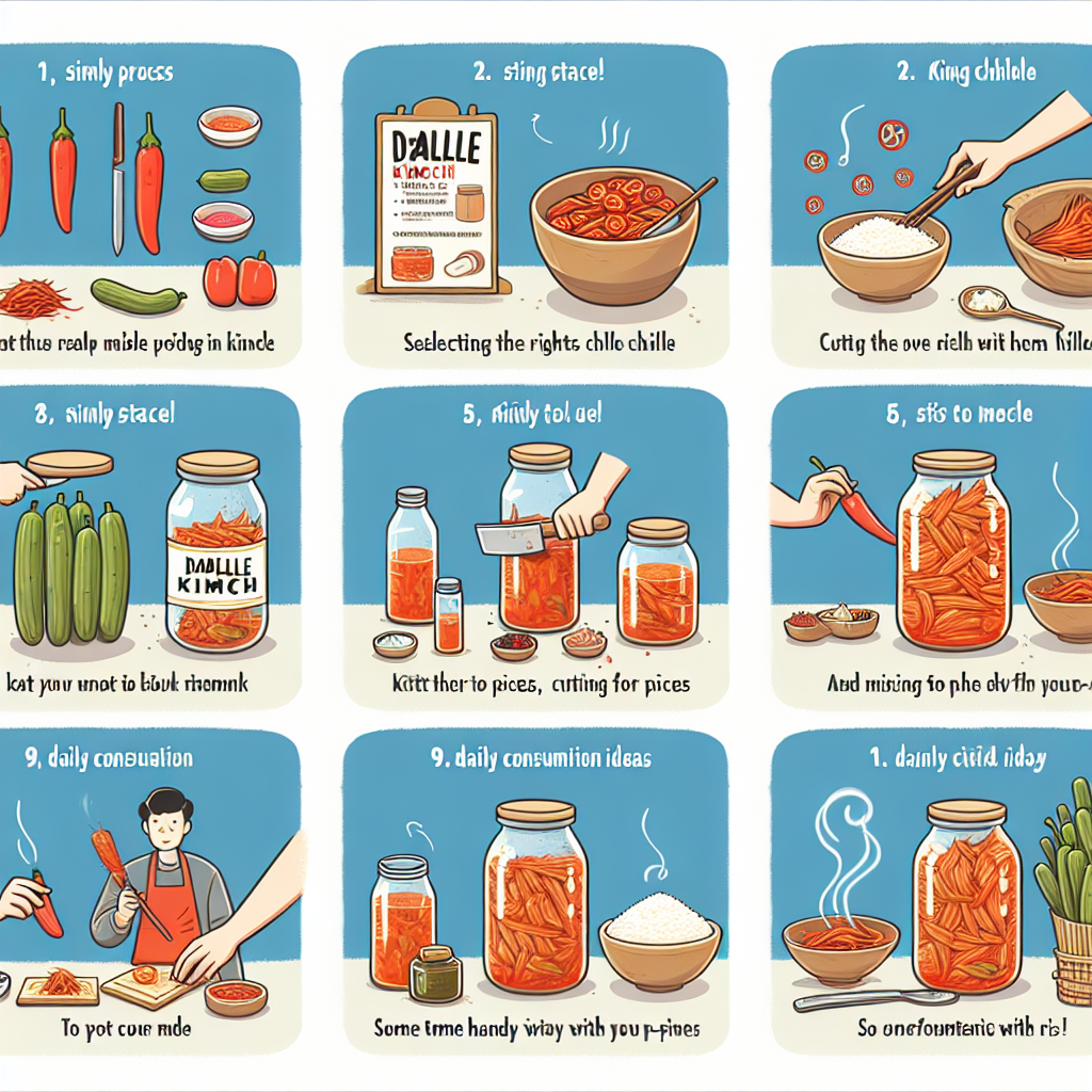 간단한 달래 장아찌 만들기와 매일 먹기 좋은 활용법