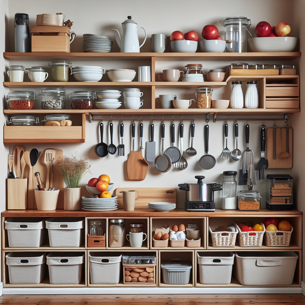 주방 수납 방법 공간 효율 높이는 정리 노하우