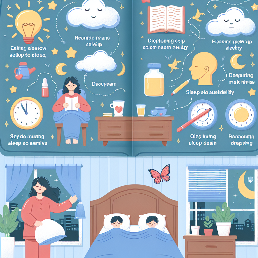 수면의 질 높이는 방법 깊은 잠 자는 실전 관리 요령