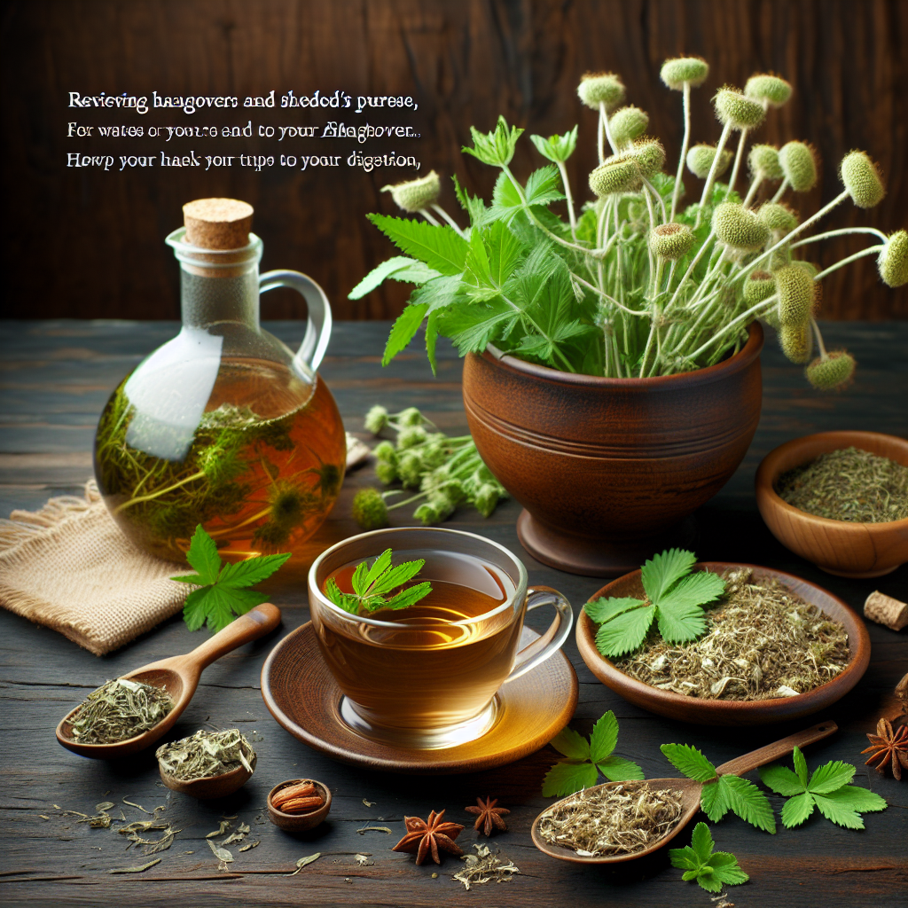 쑥·냉이로 만드는 전통 차(쑥차)와 숙취 해소·소화 도움 팁