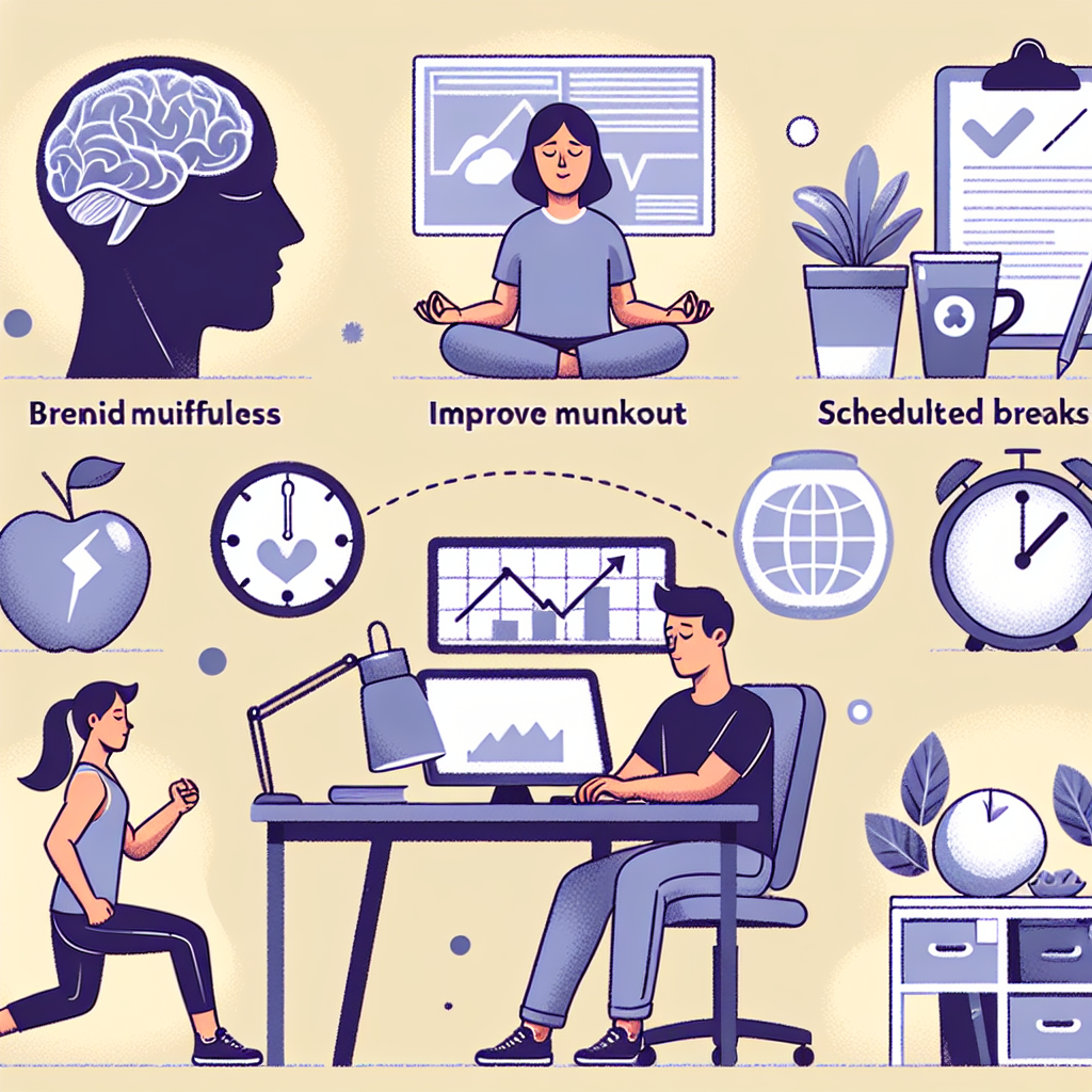 집중력 높이는 방법 업무 효율을 높이는 생활 습관