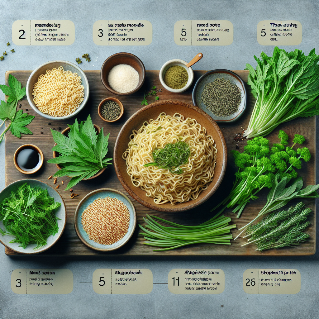 두릅&middot;달래 고명을 올린 간단한 비빔국수 레시피와 시간 절약 팁